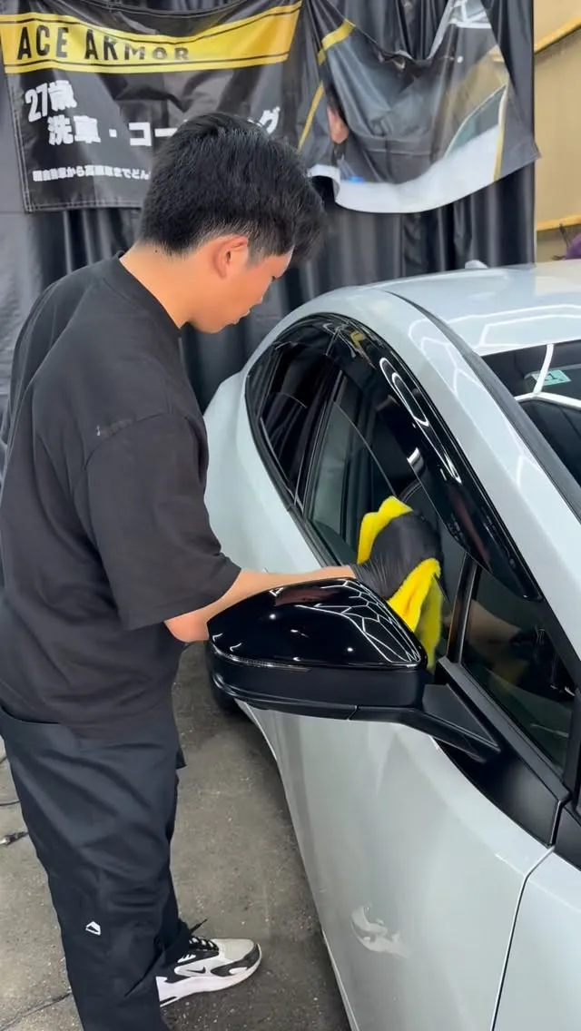 #カーコーティング #研磨 #撥水 #セラミックコーティング